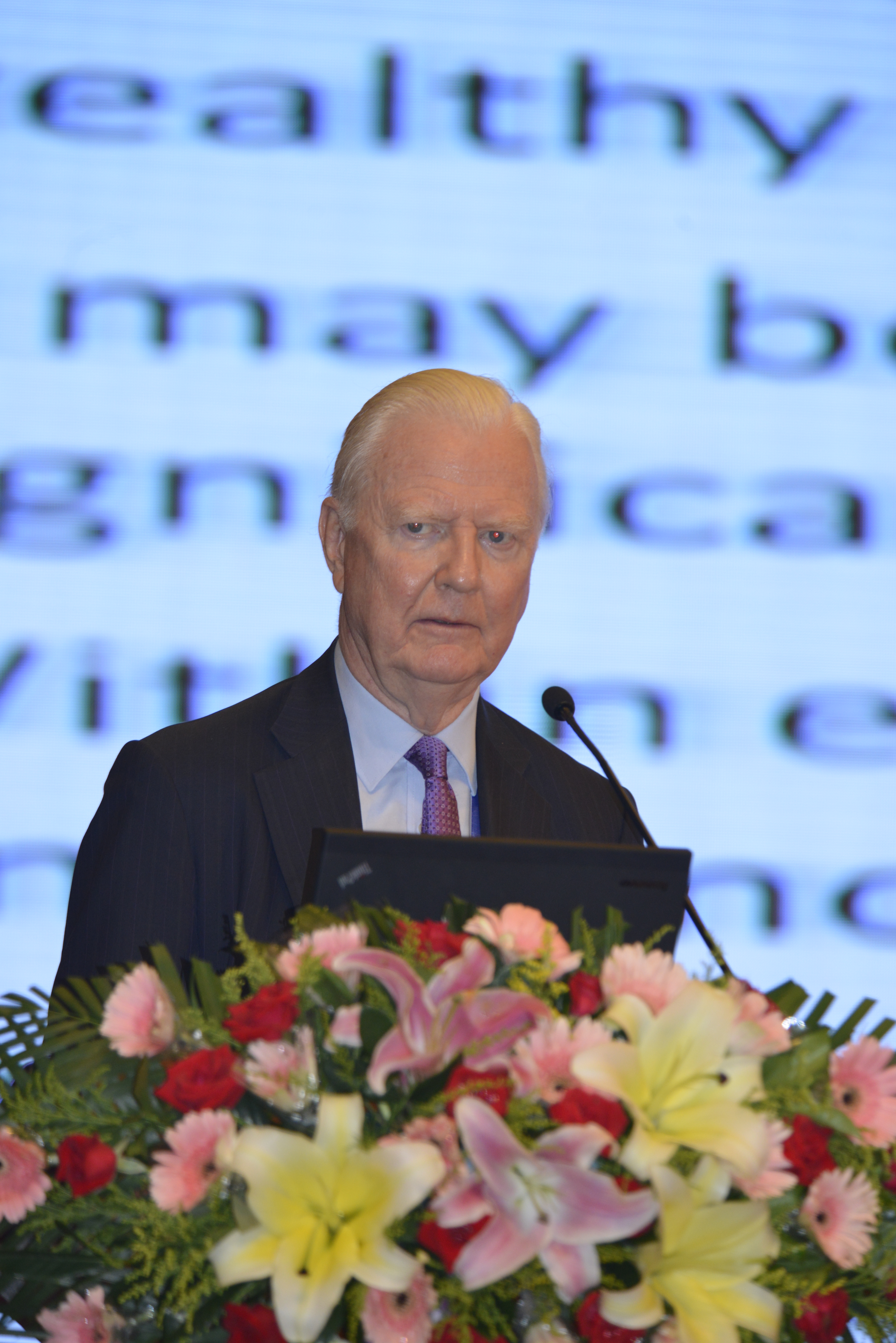 Nobel laureates James Mirrlees at keynote speeches